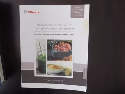 Photo of free Vitamix Book - bilingual (Churchill Meadows) #2