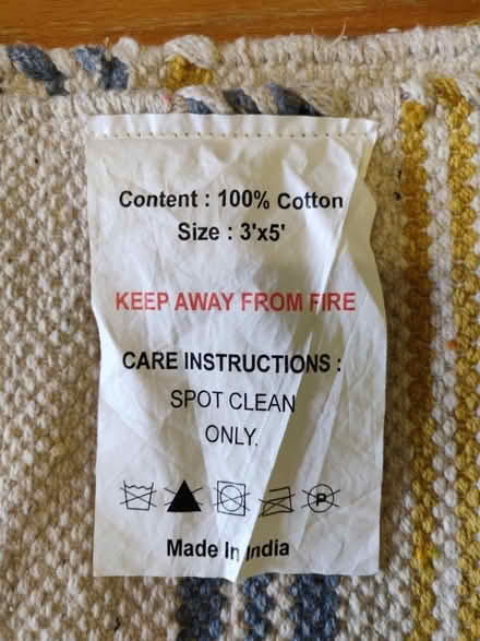Photo of free Stripey area rug (Didcot OX11) #1