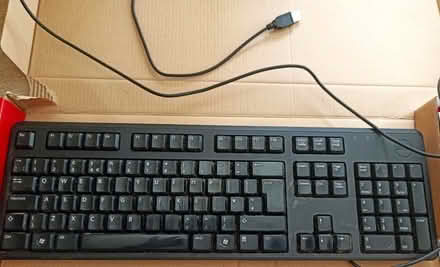 Photo of free Two computer keyboards (faded buttons) and old mouse (Kirkley NR33) #1