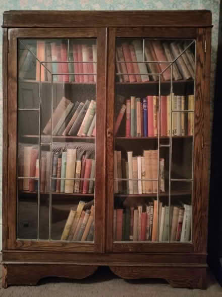 Photo of free Glass fronted old bookcase (SE3) #1