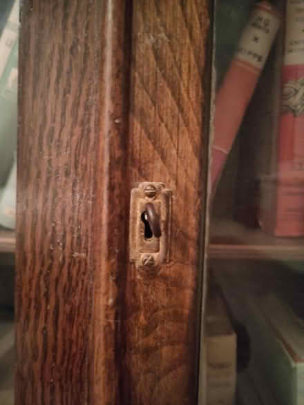 Photo of free Glass fronted old bookcase (SE3) #3