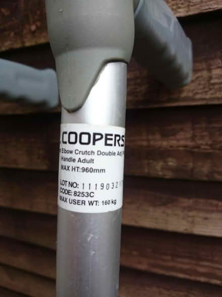 Photo of free Crutches (Peachcroft OX14) #2