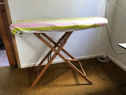 Photo of free Vintage wooden ironing board (RH10 Northgate) #2