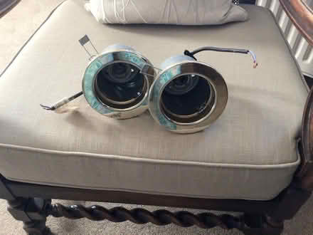 Photo of free ceiling lights x 2 brass (Horsham) #4