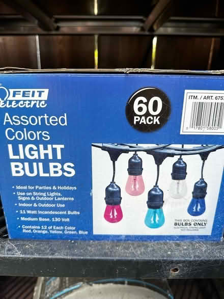 Photo of free Color Light Bulbs (Oakland Fruitvale area) #1