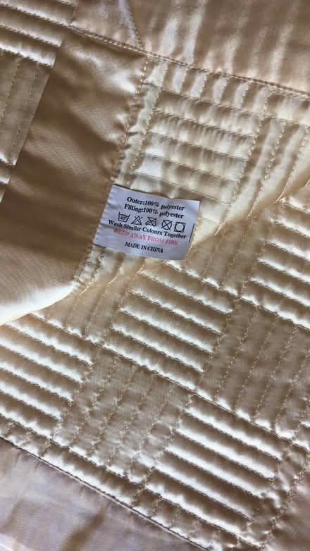 Photo of free Gold bedspread 200cm x 226cm (Sopwell AL1) #2