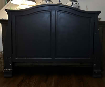 Photo of free Full size wood headboard (Red Hook NY) #1