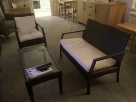 Photo of free Three piece suite plus coffee table (Stratford-upon-Avon CV37) #1
