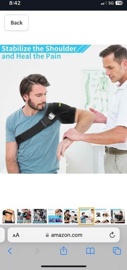 Photo of free Shoulder brace (South Boston) #2