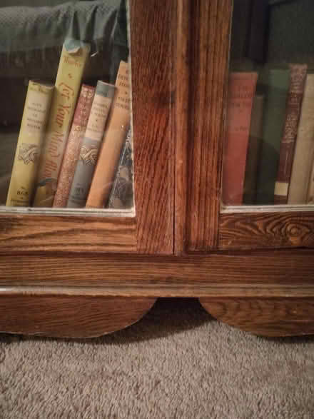 Photo of free Glass fronted old bookcase (SE3) #2