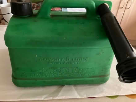 Photo of free Unleaded fuel container with pouring spout (Eynsham OX29) #2