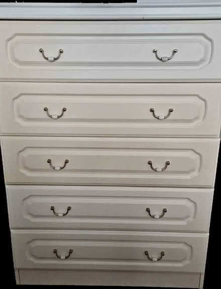 Photo of free White chest of drawers (Westbury BA13) #1