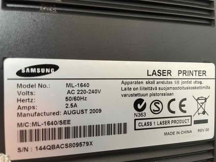 Photo of free Samsung printer (Marchmont EH9) #1