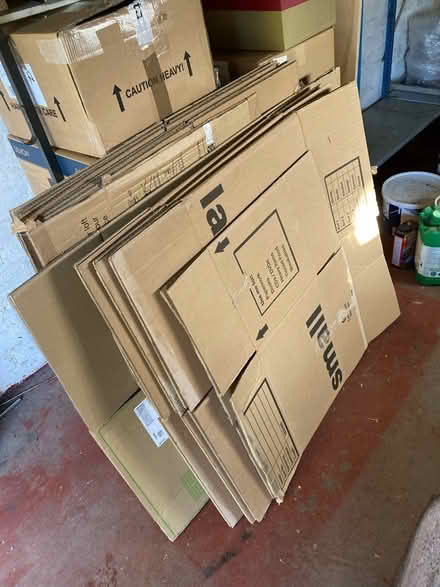 Photo of free 12 Packing Cardboard Boxes (Lymm WA13) #1