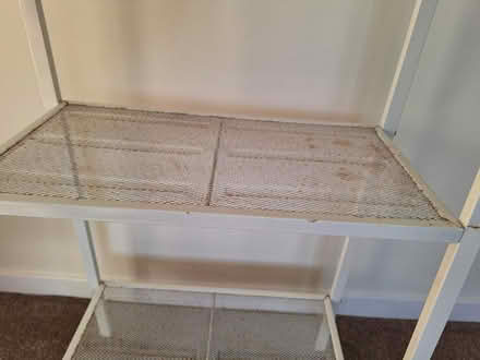 Photo of free White metal shelf unit (Pemberton WN5) #3