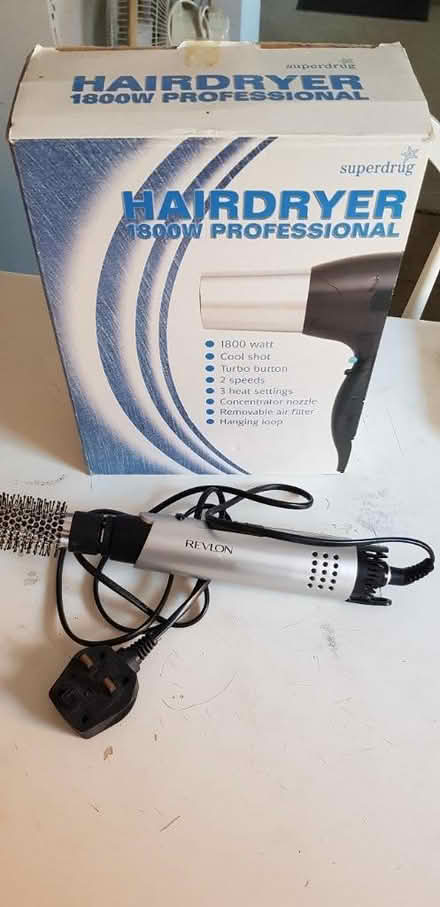 Photo of free Hair dryer and revlon curler (Farnborough GU14) #1