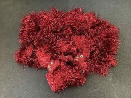 Photo of free Red tinsel (Wallington near Baldock) #1