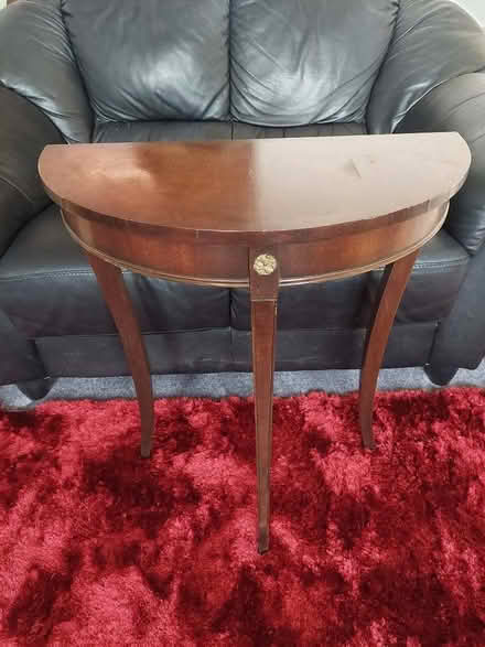 Photo of free Dark wood side table (Seaford BN25) #2