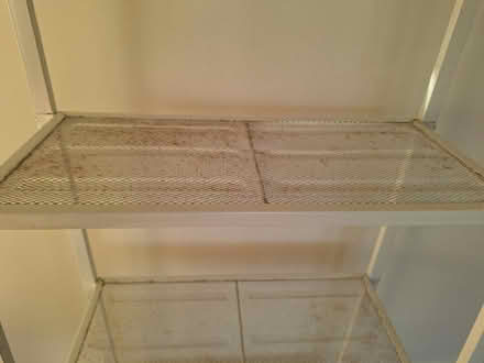 Photo of free White metal shelf unit (Pemberton WN5) #1