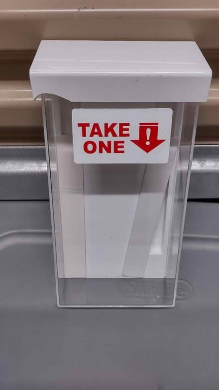 Photo of free Brochure acrylic mailbox (Saddle Brook) #1