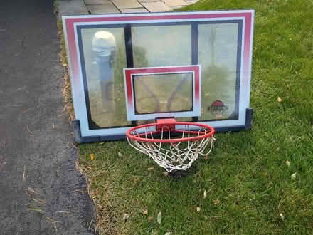 Photo of free Basketball goal (Hunter Ln & Spring Valley Rd) #1