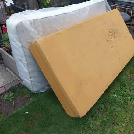 Photo of free Single mattress and large block of foam (Hertford Heath SG13) #2