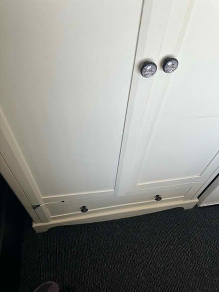Photo of free Small wardrobe off white (Gateshead NE10) #3