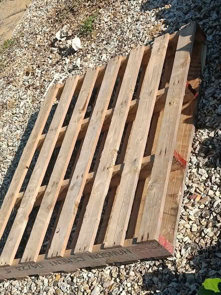 Photo of free Wooden pallet (Westminster Drive PO21) #1