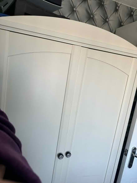 Photo of free Small wardrobe off white (Gateshead NE10) #1