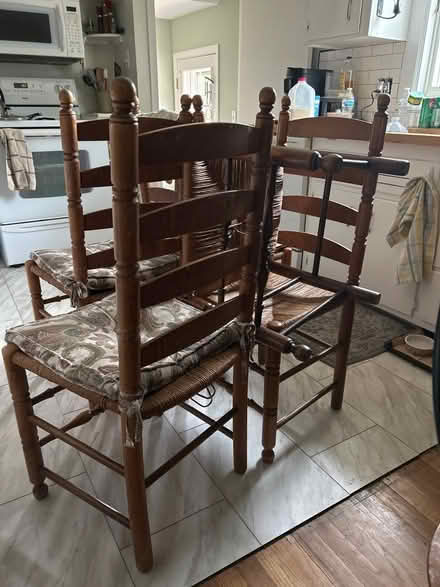 Photo of free Wooden dining chairs (Lake county) #1