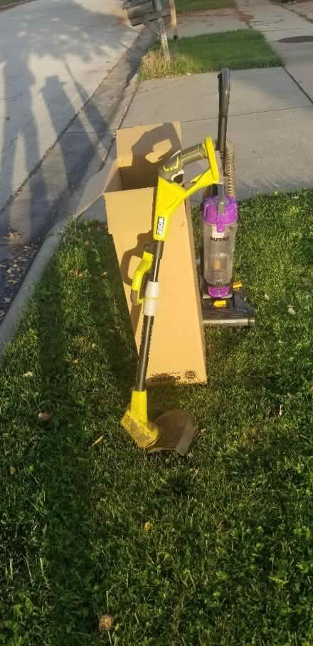 Photo of free Curb Alert-Broken (171st & Central Tinley Park) #4