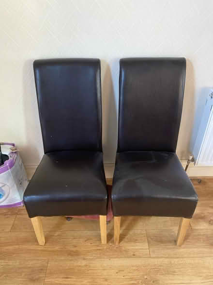 Photo of free 2 dining chairs (PR8) #1