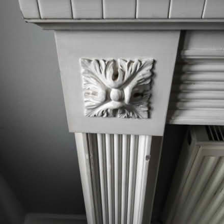 Photo of free White wooden fire surround (Macclesfield SK11) #3