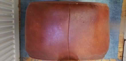Photo of free Vintage faux leather pouffe (Lescudjack Penzance) #3