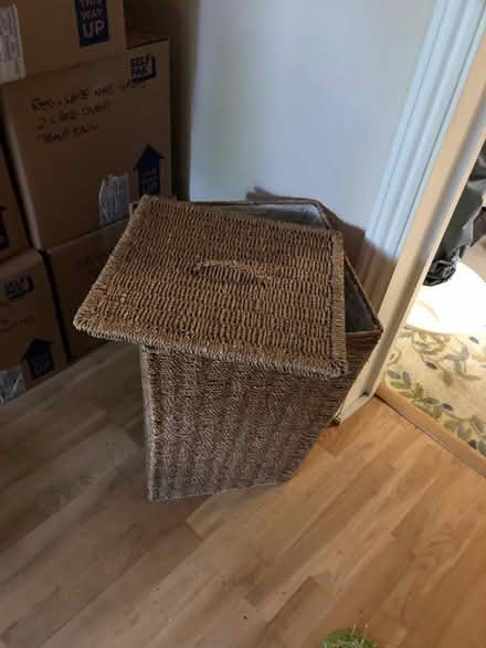 Photo of free Laundry basket in wicker (Wimbledon Village SW19) #2