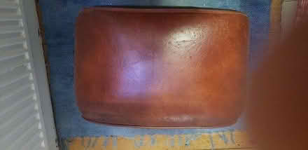 Photo of free Vintage faux leather pouffe (Lescudjack Penzance) #4