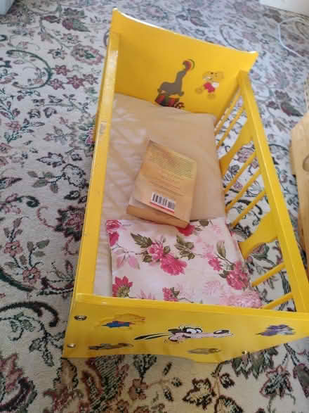 Photo of free Dolls cot, wooden (Low Hesket CA4) #2