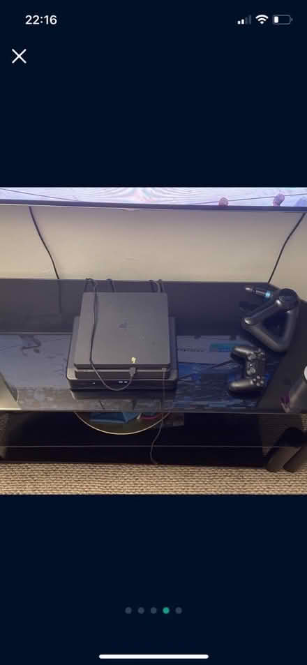 Photo of free Glass TV Console (Flushing) #4