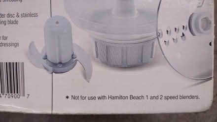 Photo of free Hamilton Beach Food Processor (Saddle Brook) #3