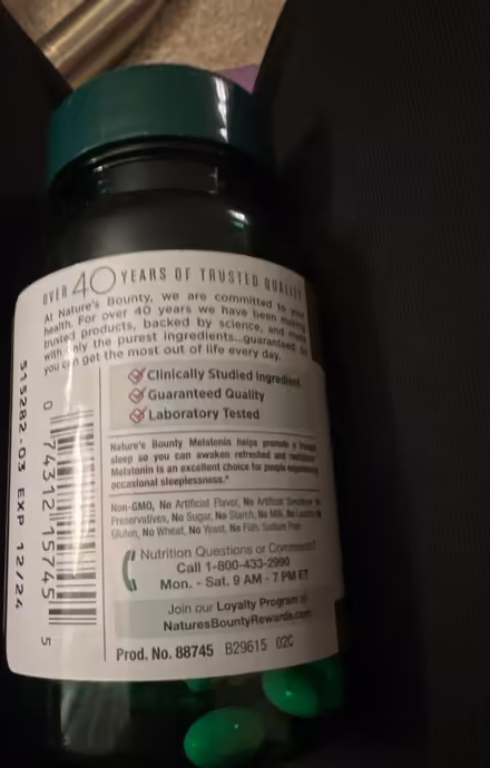 Photo of free Melatonin (S Section) #3