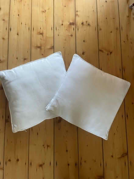 Photo of free 2 x White Cushions (BN3) #1