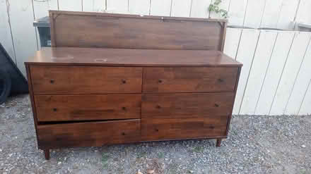 Photo of free Headboard and dresser (East Boston) #1