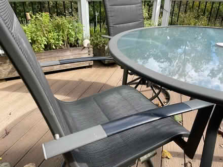 Photo of free Outdoor patio table and chairs (South Leesburg near Brambleton) #3