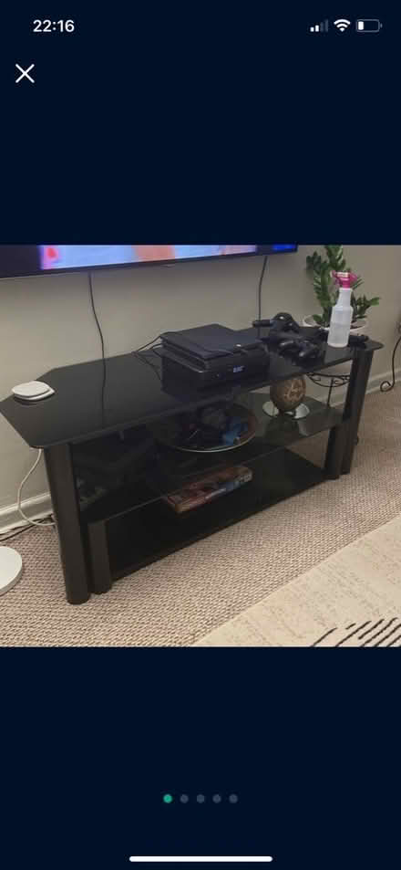 Photo of free Glass TV Console (Flushing) #1