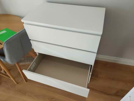 Photo of free Chest of drawers, white (NW6) #4