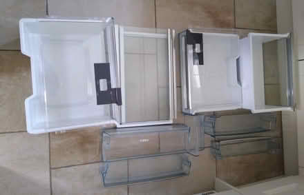 Photo of free AEG fridge shelves and boxes (Cow Roast HP4) #1