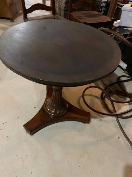 Photo of free ETHAN ALLEN round side table (Princeton (western side)) #2