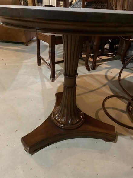 Photo of free ETHAN ALLEN round side table (Princeton (western side)) #1