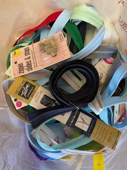 Photo of free Bag of zippers (San Antonio/Wyoming) #1