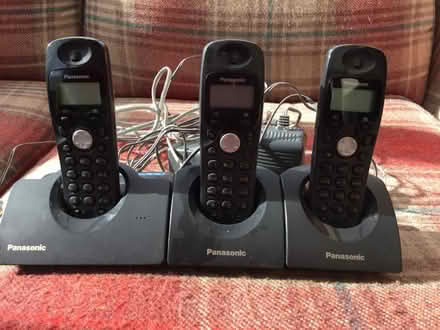 Photo of free Panasonic Cordless Landline Telephone - set of 3 (Askham CA10) #1